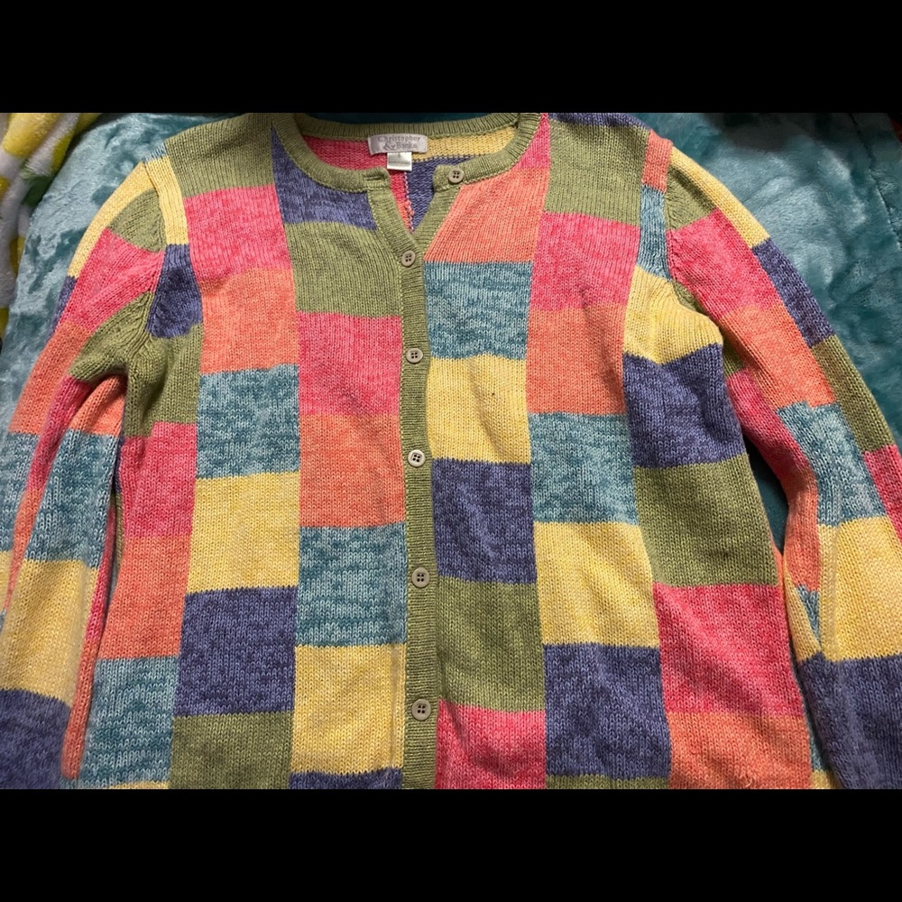 Christopher and Banks colorful patchwork card sm